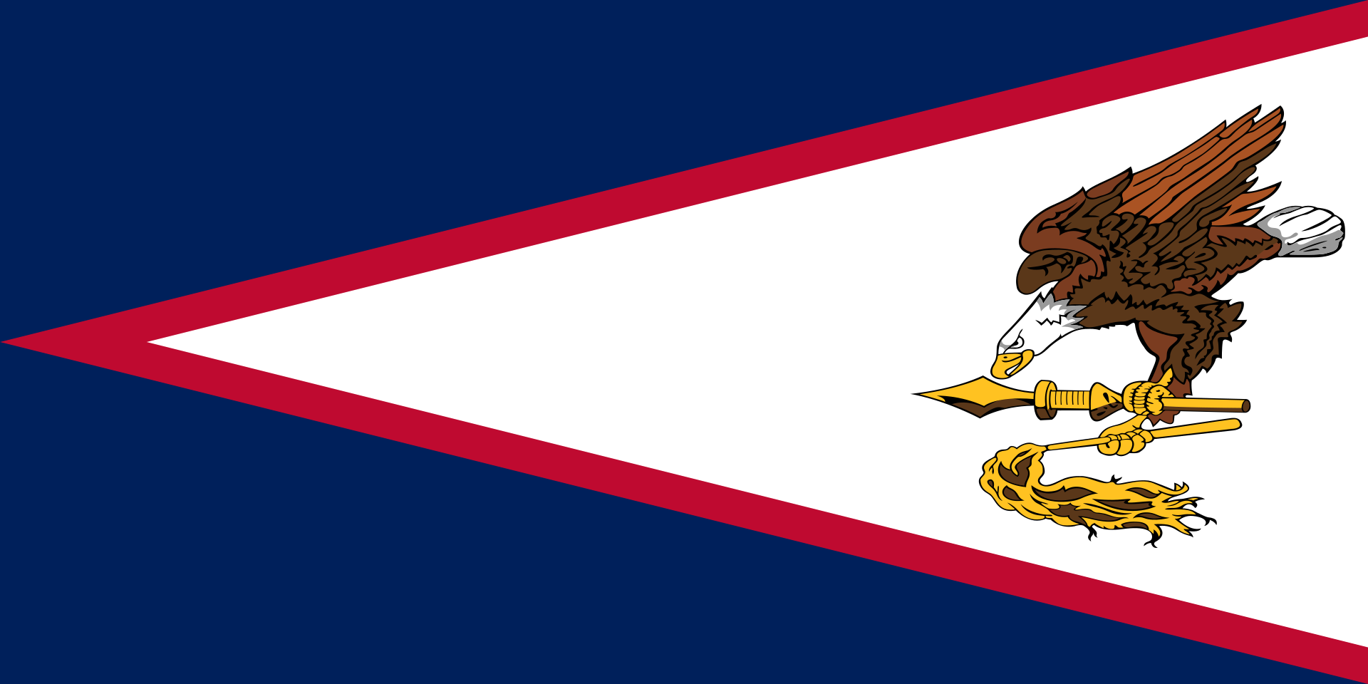 The flag of American Samoa