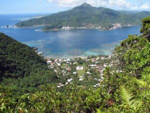 Pago Pago Harbor on Tutuila Island, American Samoa
